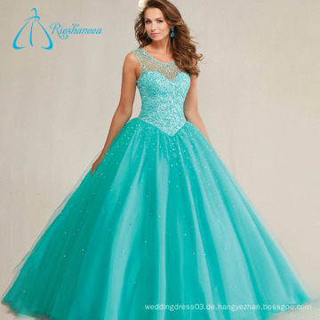 Sequined Perlen Perlen Unique Quinceanera Kleider